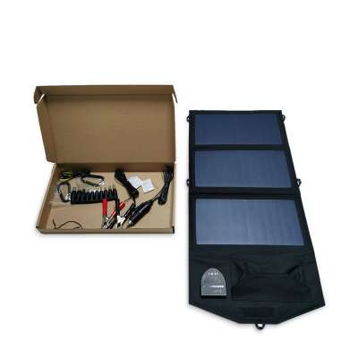 21W solar charging board for outdoor charging of tablet phones