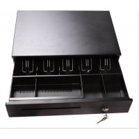 Pos metal mini cash register drawer lock box rj11 335 cashier box