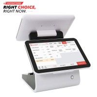 Cashcow 12'' dual screen pos with free software android pos