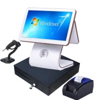 LKS-POS590 NEW 15.6" all in one windows touch screen pos terminal system